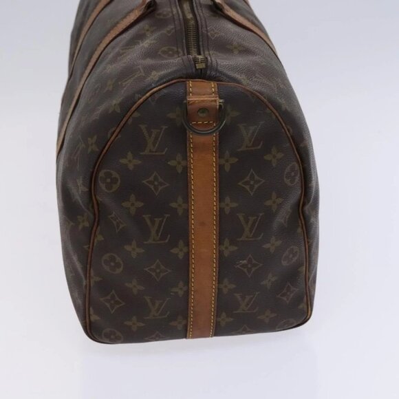 LOUIS VUITTON Monogram Keepall Bandouliere 45 Boston Bag M41418 LV Auth BD616 - Picture 5 of 15